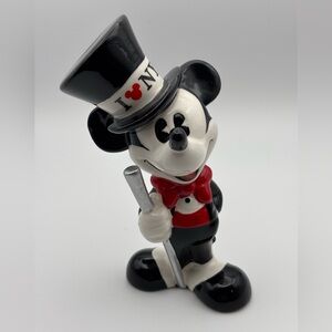 Disney Mickey Mouse I Love New York With Top Hat Figurine I Heart NY